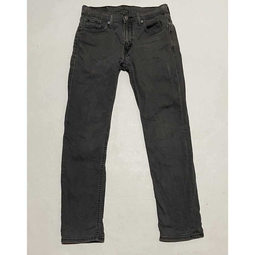 Levis 514 Pants Mens Size 30 X 29.5 Gray Chino Slim Straight Leg Denim Jeans